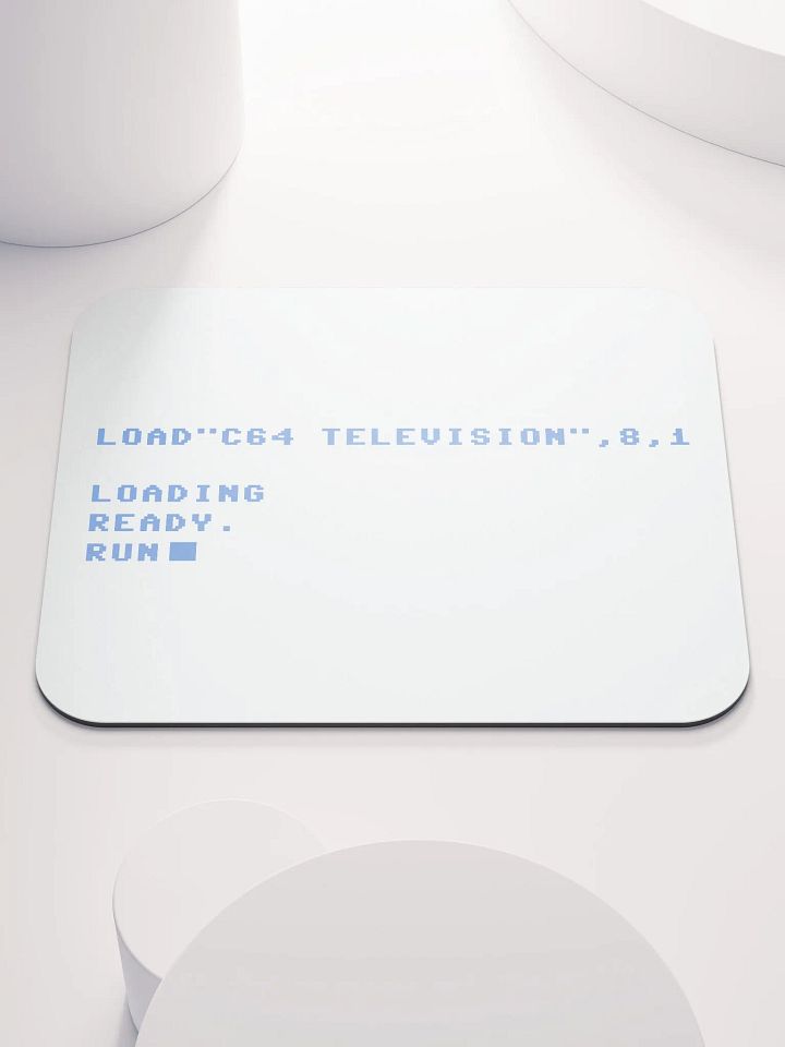 Classic Mouse Pad (Load C64 Telelvision ,8,1) product image (1)