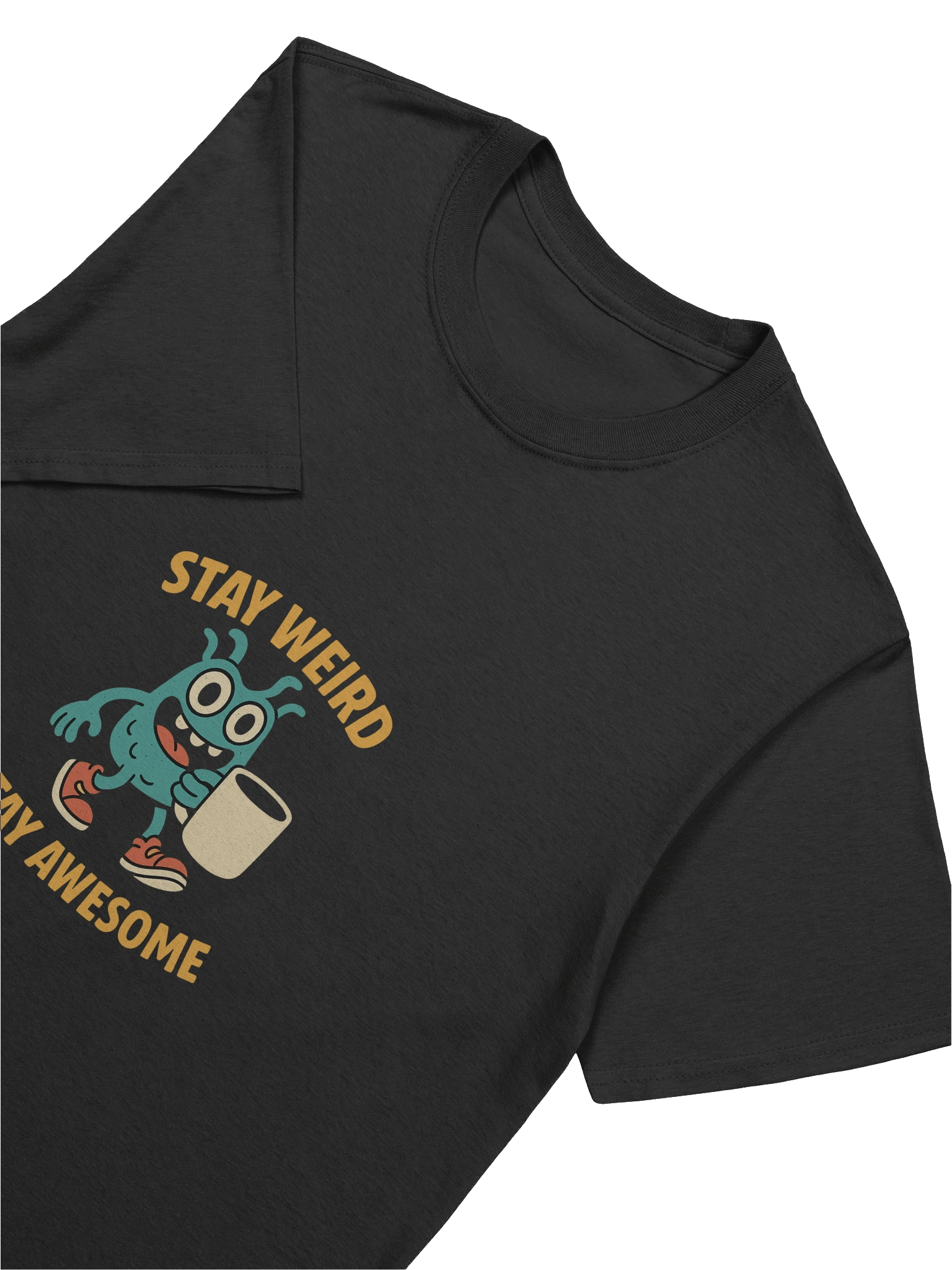 Cartoon Coffee Monster Tee (Unisex) product image (7)