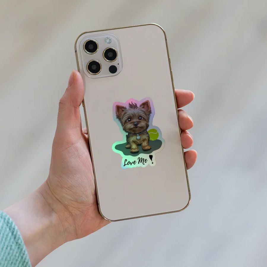 Cute Dog Holographic Sticker Pack product image (8)