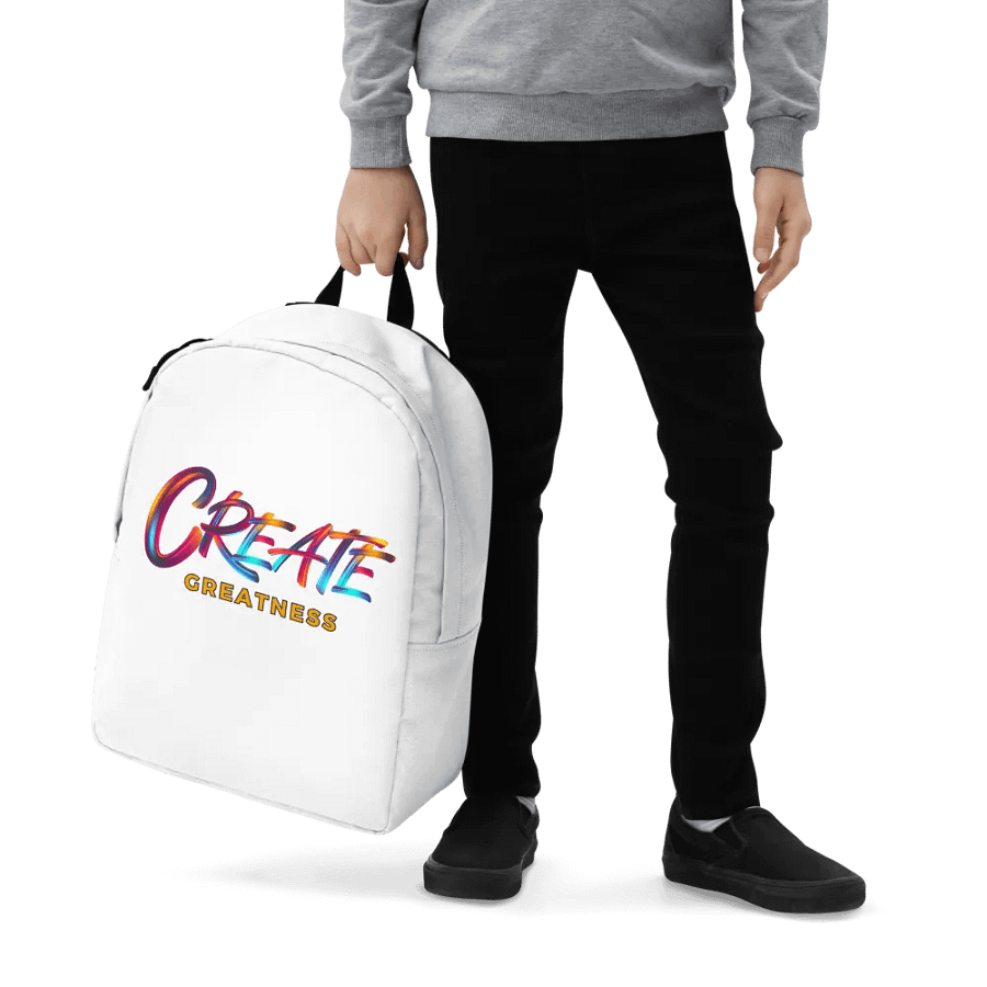 Create Greatness Large Print Backpack product image (8)