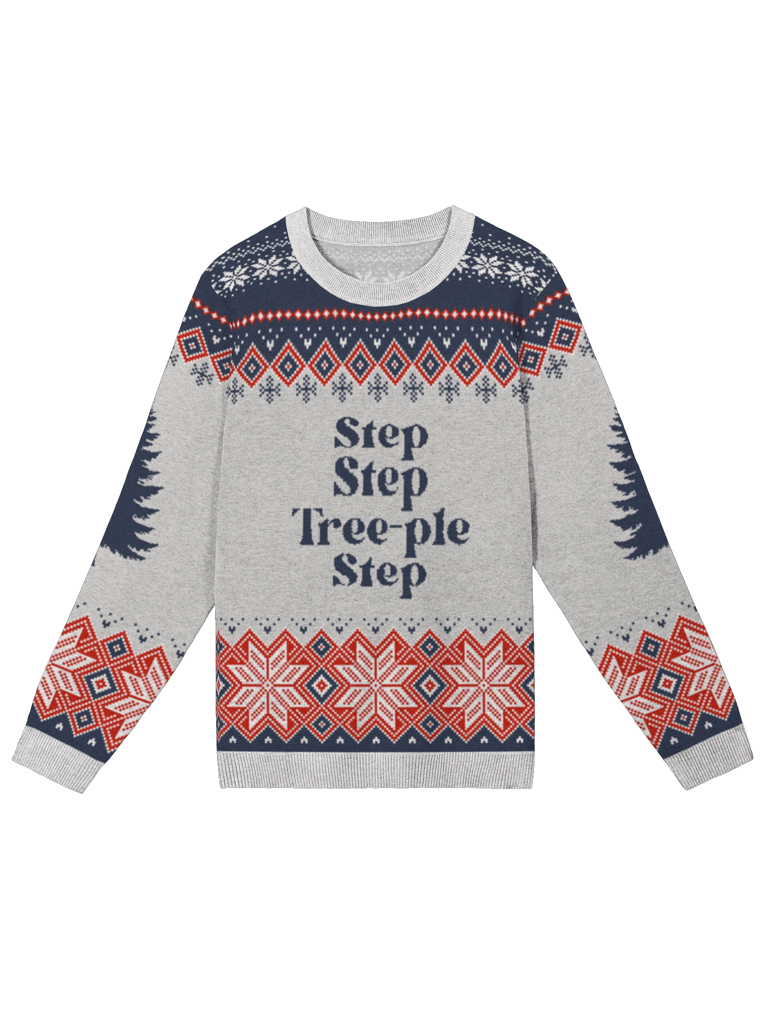 Step Step Tree-ple Step Christmas Sweater product image (3)