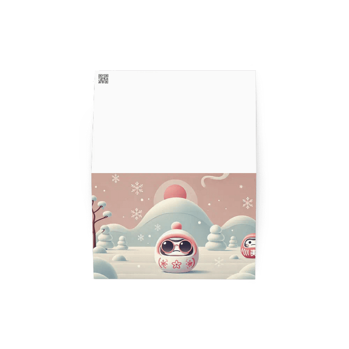 Daruma with Sunglass Winter Greetings product image (2)