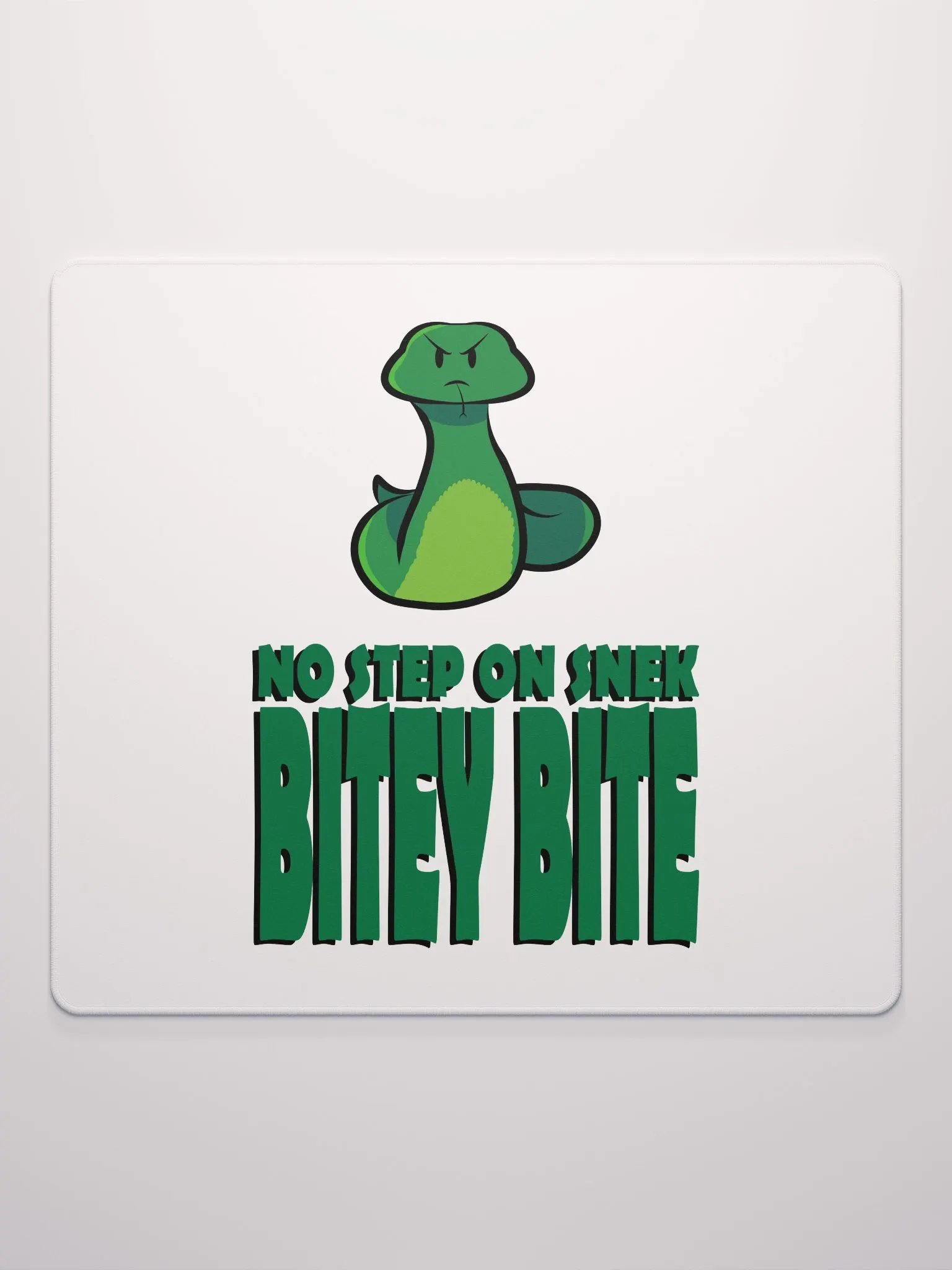 No Step on Snek Mouse Pad product image (2)