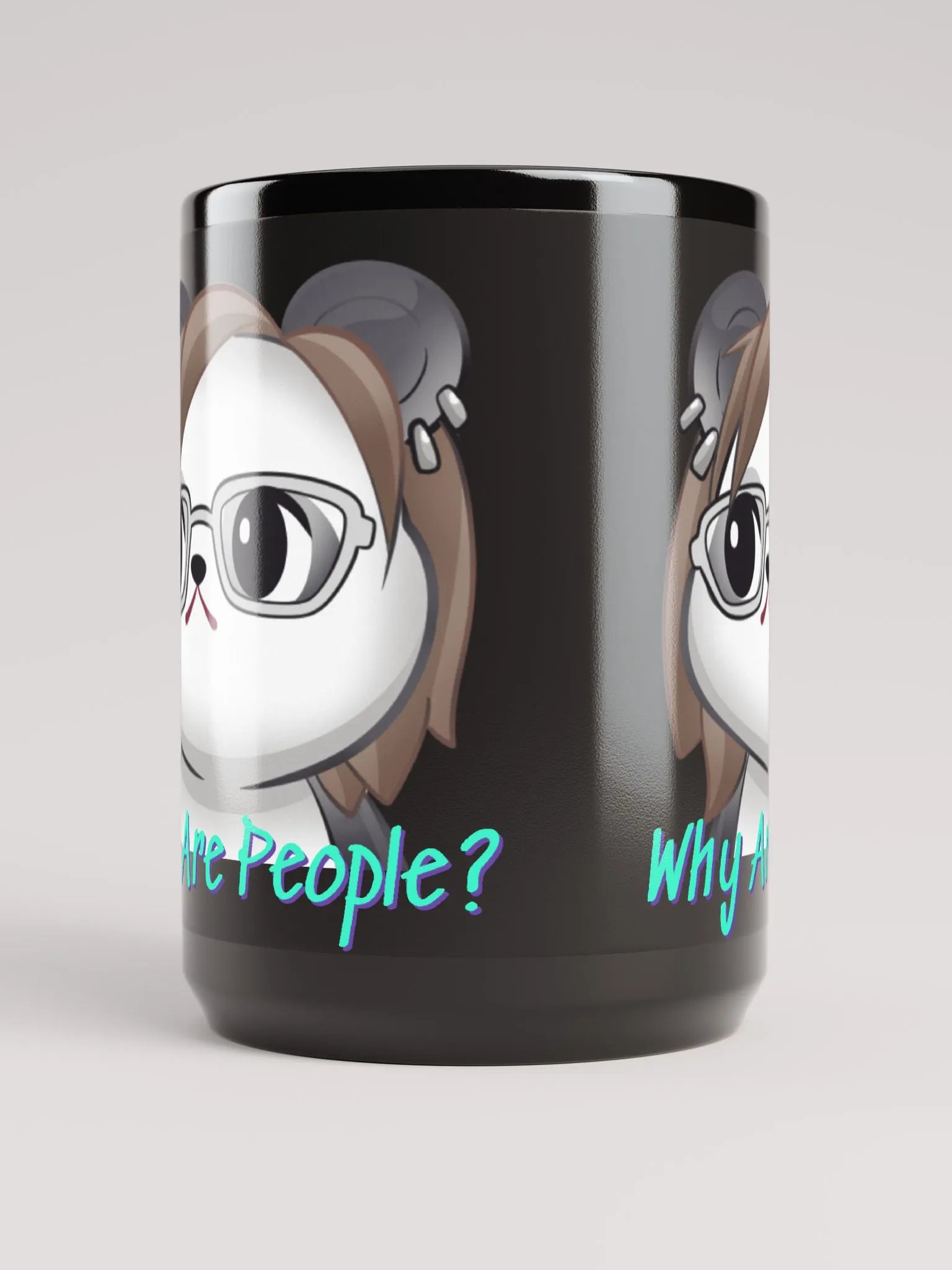 WAP Black Mug (Black - 15 oz) product image (5)