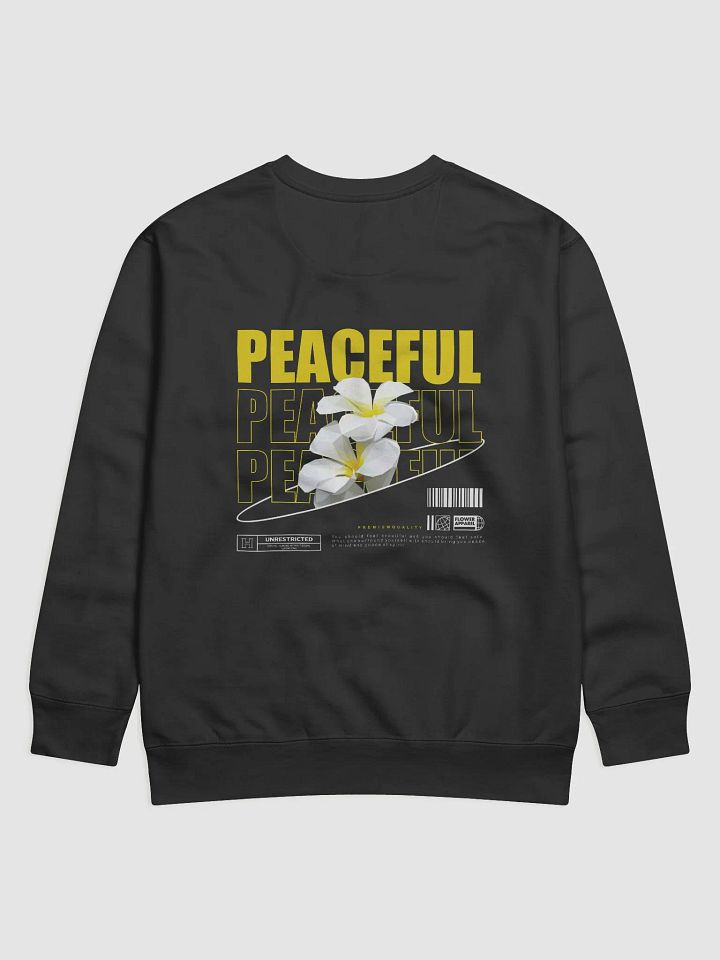 TRIFUNO PEACEFUL Floral Bliss Premium Sweatshirt product image (1)