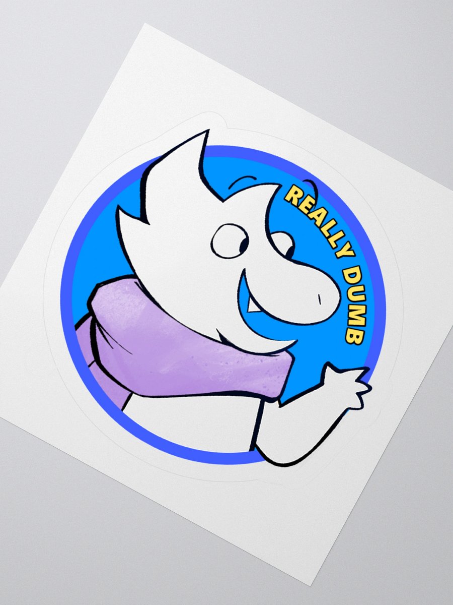 Really Dumb Sticker product image (2)