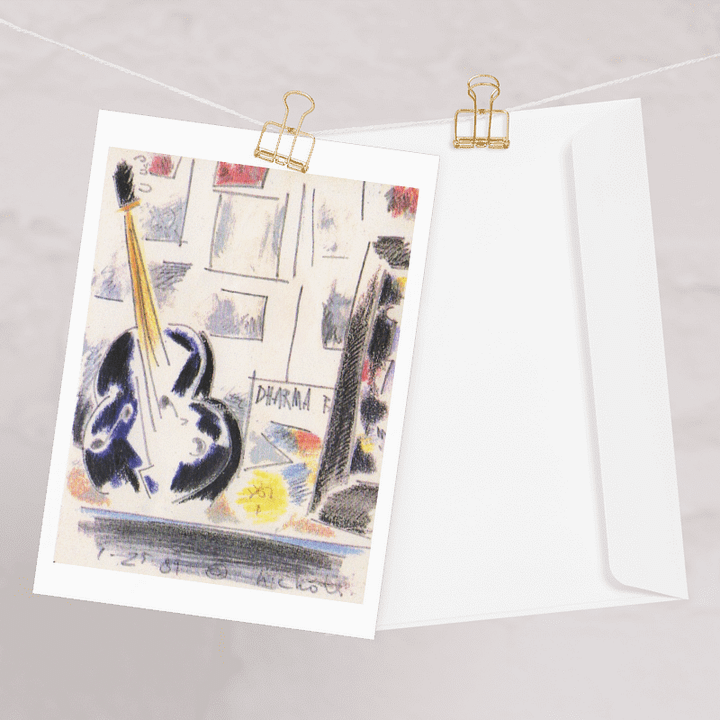 Guitar 01.24.89 Greeting Card product image (1)