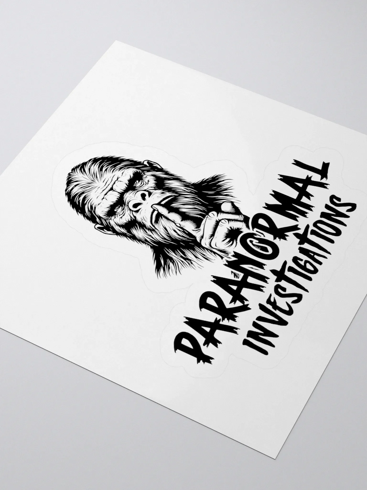 Bigfoot Paranormal Activity Logo Stickers product image (8)