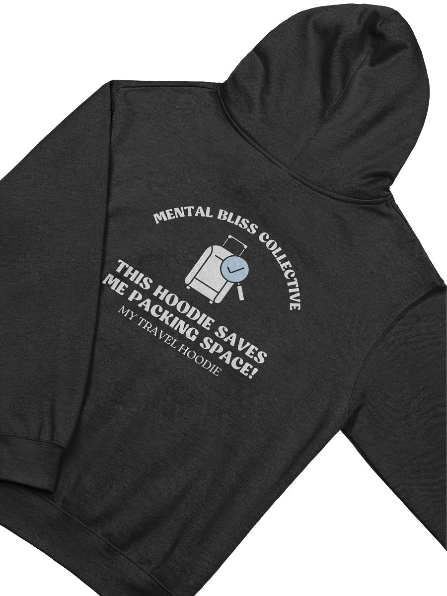 "This Hoodie Saves Me Packing Space" Travel Hoodie – Fun Travel Essential Unisex Midweight Hoodie product image (4)