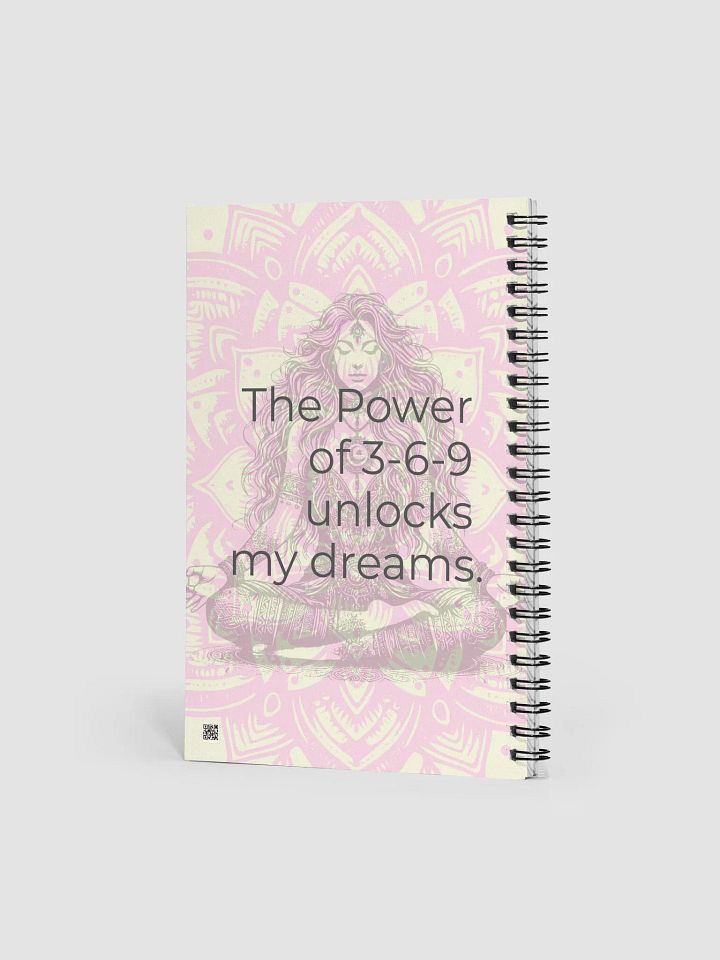 369 Manifestation Journal - Meditating Woman Design with Empowering Affirmation product image (2)