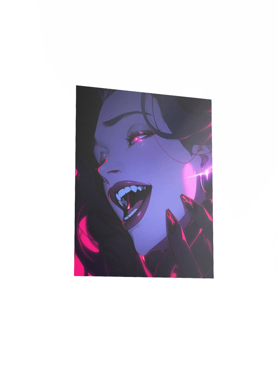Neon Nocturnal Vamp Poster product image (15)