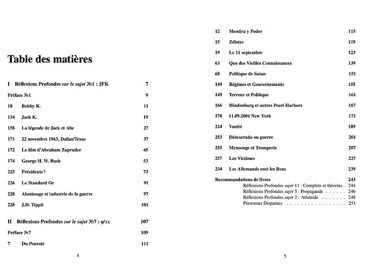 Réflexions Profondes - sujet 1+7: JFK + 911 - pdf product image (2)