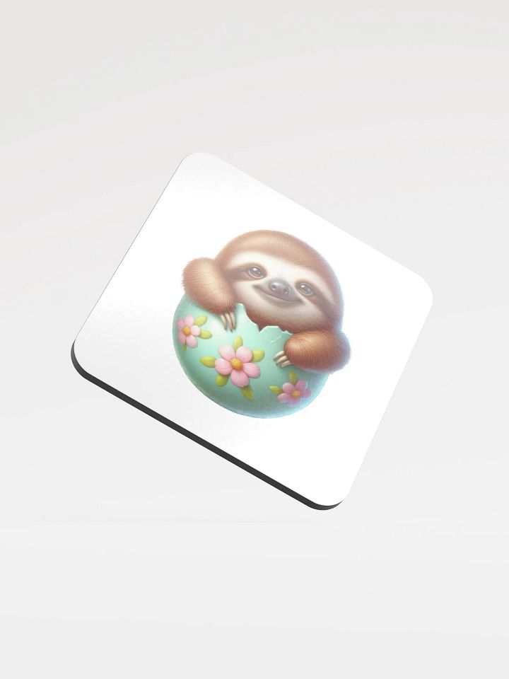 Sloth Easter Egg - Coaster product image (1)