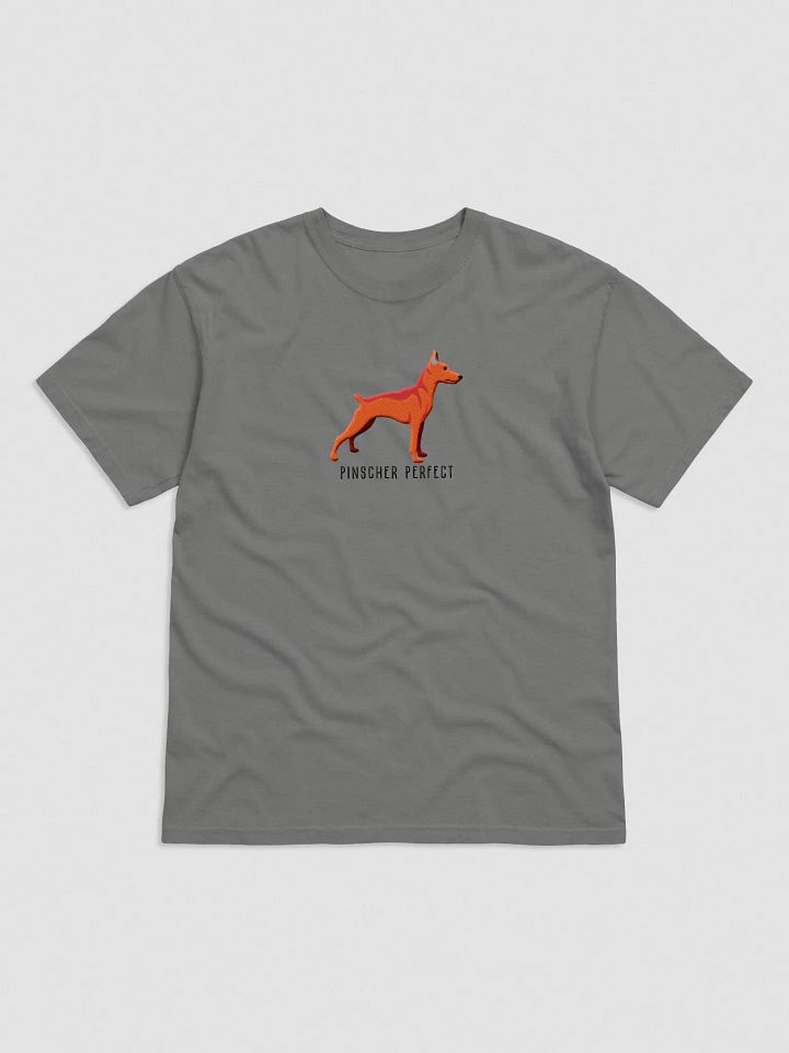 Pinscher Perfect T-Shirt(Embroidered) of a Mini Pinscher(Red) product image (2)