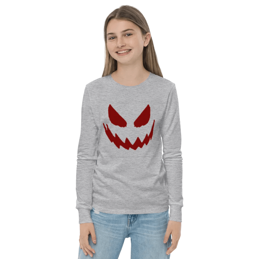 Mischievous Grin Youth Long Sleeve T-Shirt product image (21)