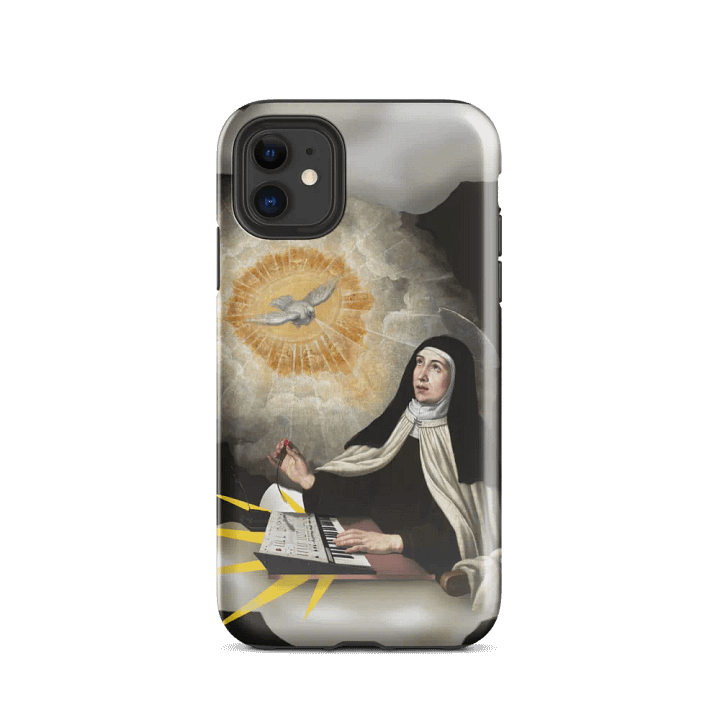 Santa Teresa de Odyssey by Frank Fonik, Techno EDM Tough Case for iPhone® product image (2)