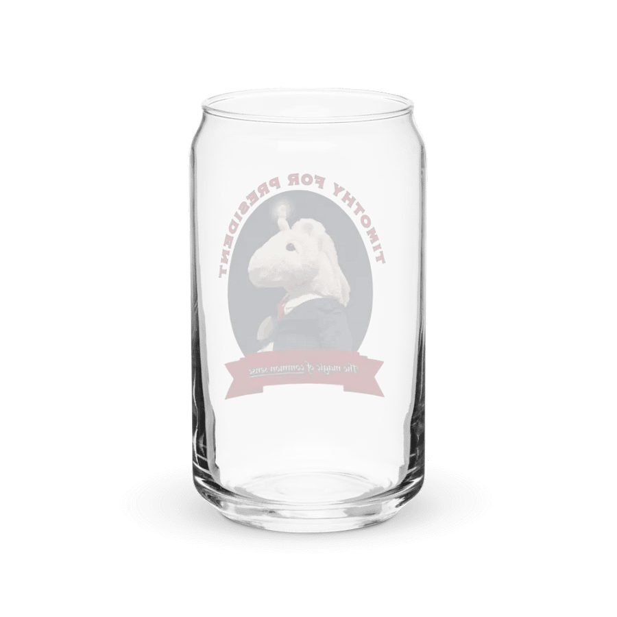 Timothy for President - Glass product image (8)