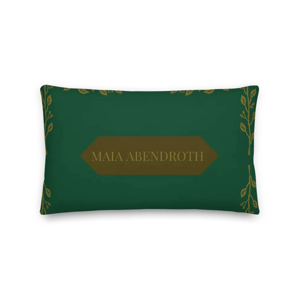 Holiday: Green Logo Throw Pillow product image (5)