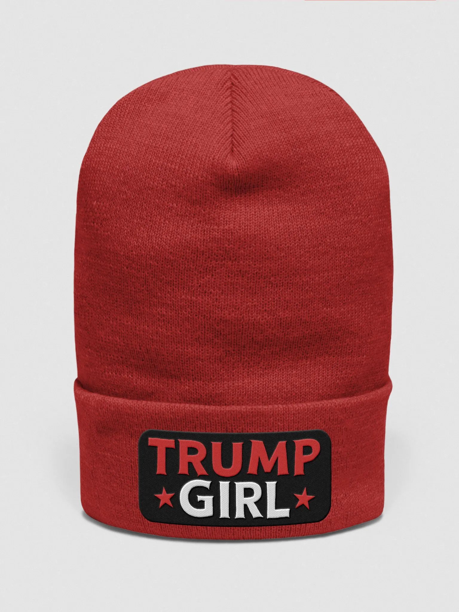 Cuffed Beanie: Trump Girl product image (1)