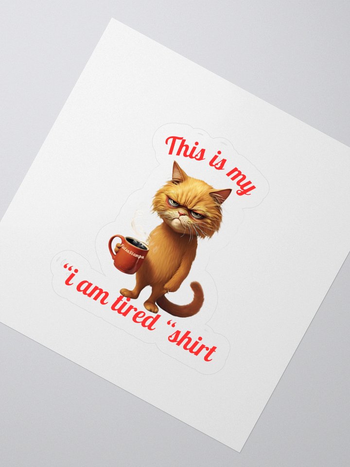 Grumpy Cat Talaslamap Kiss Cut Stickers product image (5)