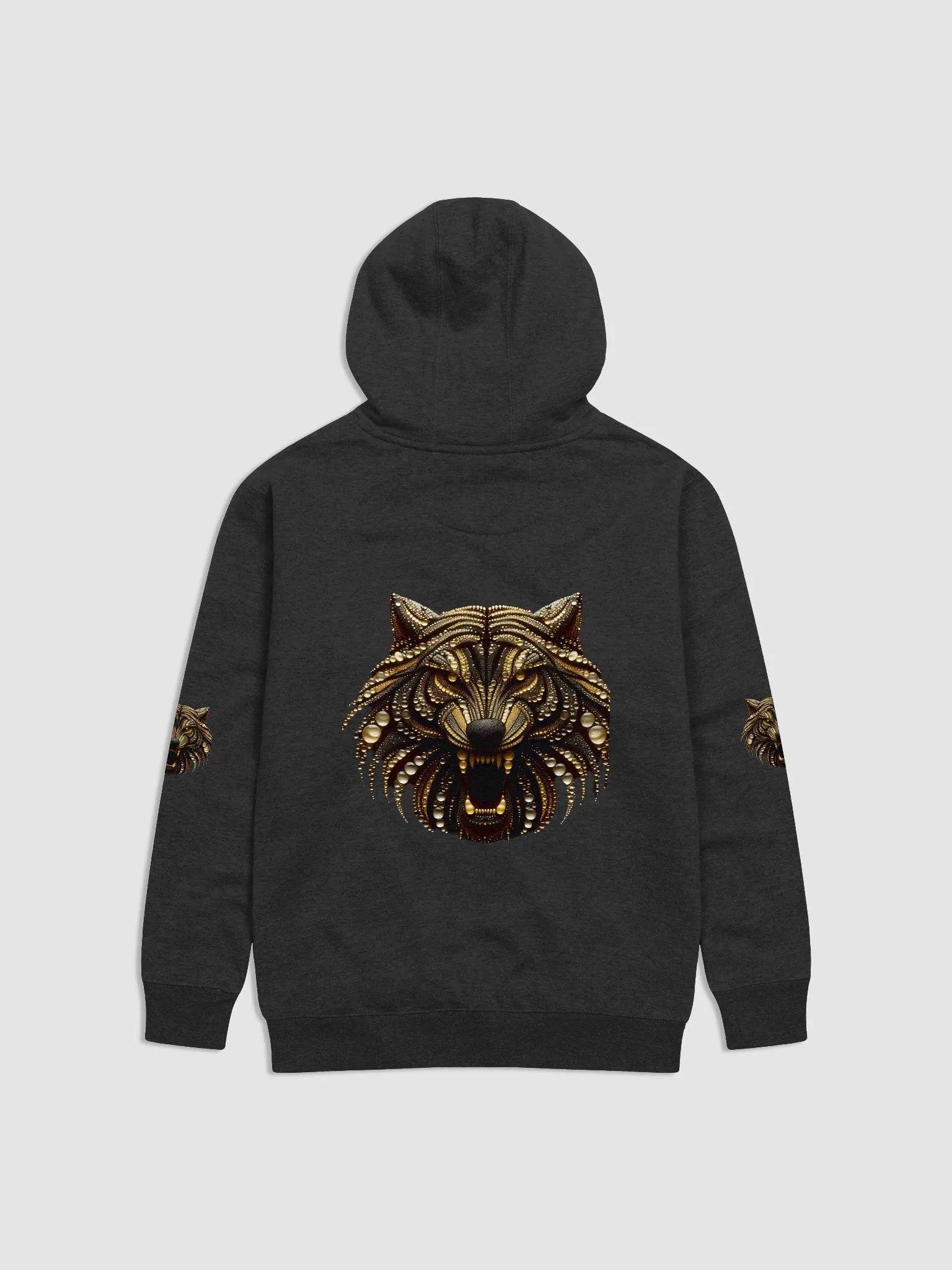 Golden Tiger Mosaic Unisex Hoodie product image (7)