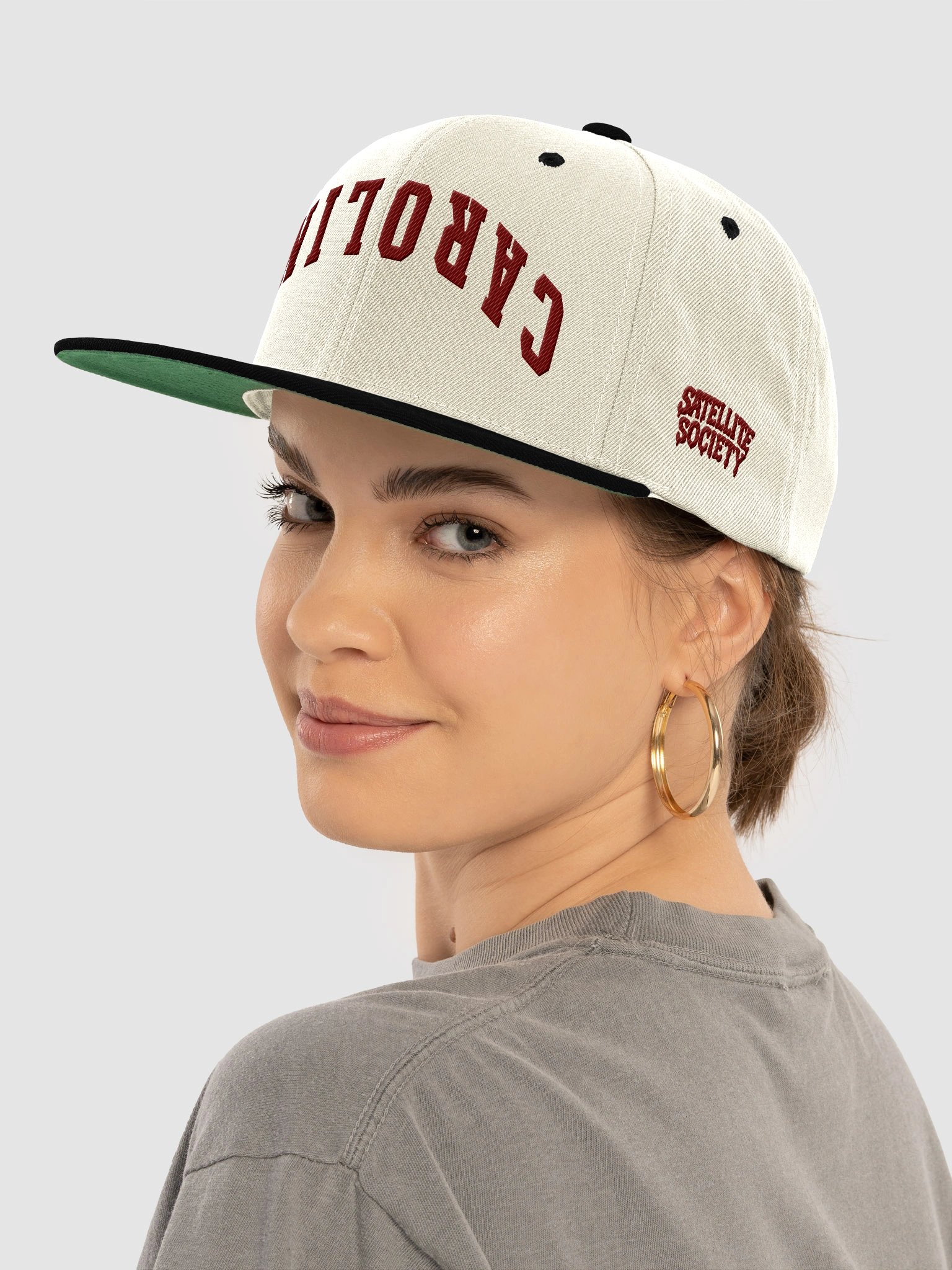 Satellite Society Upside Down Carolina Wool Snapback product image (22)