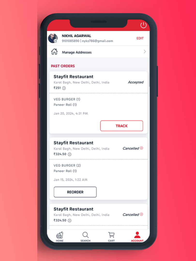 Ionic 8+ Food Delivery Apps, Angular 17+ Admin Panel with Firebase product image (11)