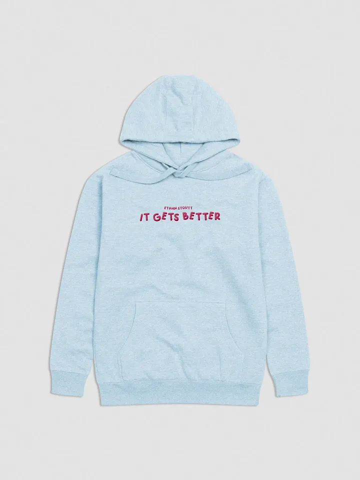 'It Gets Better' Embroidery Unisex Hoodie product image (1)