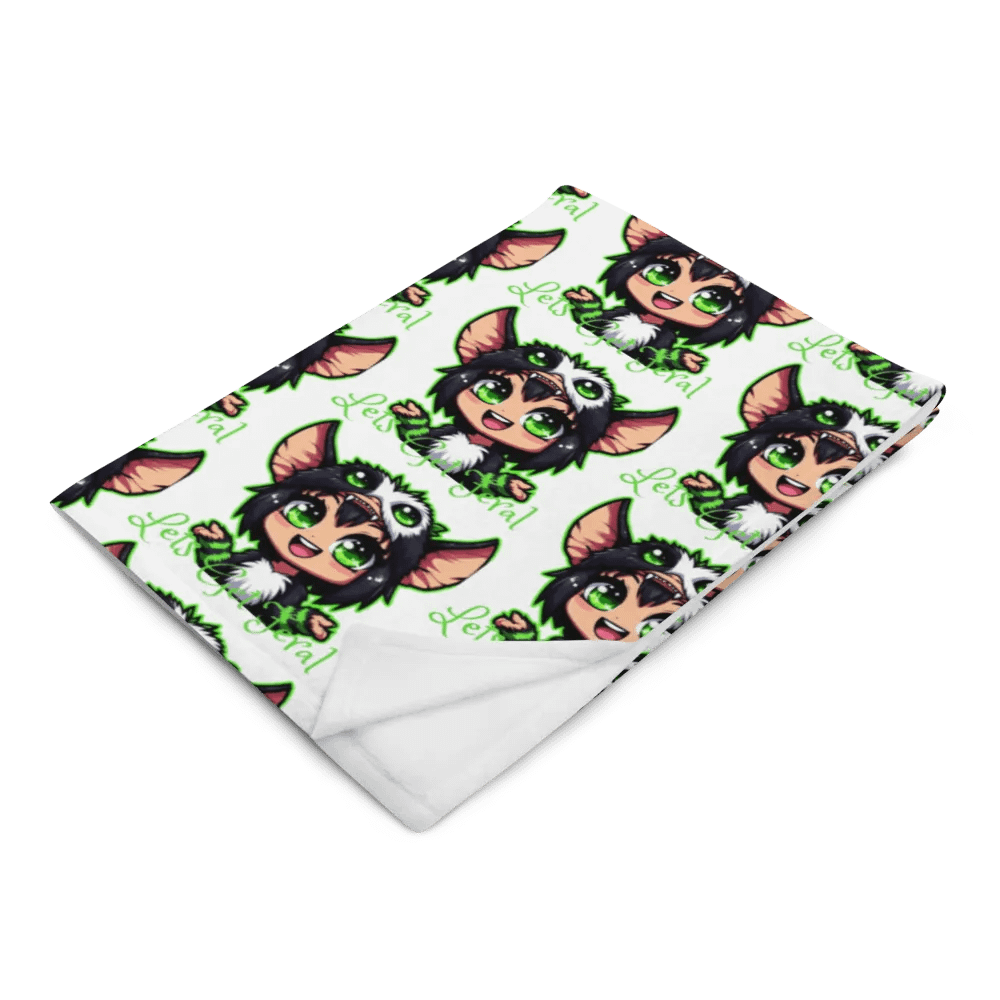 lets get feral throw blanket product image (2)