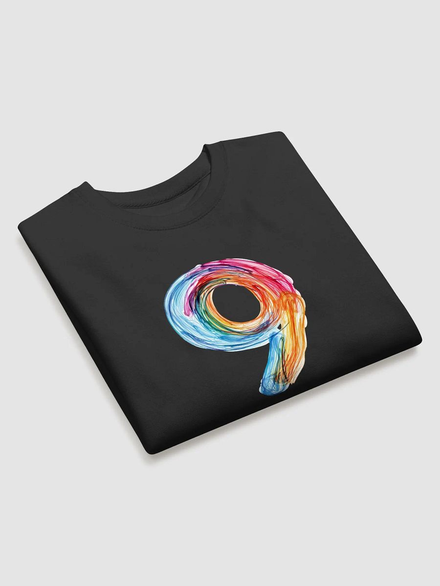 Vibrant Number 9 Brushstroke Sweatshirt product image (3)