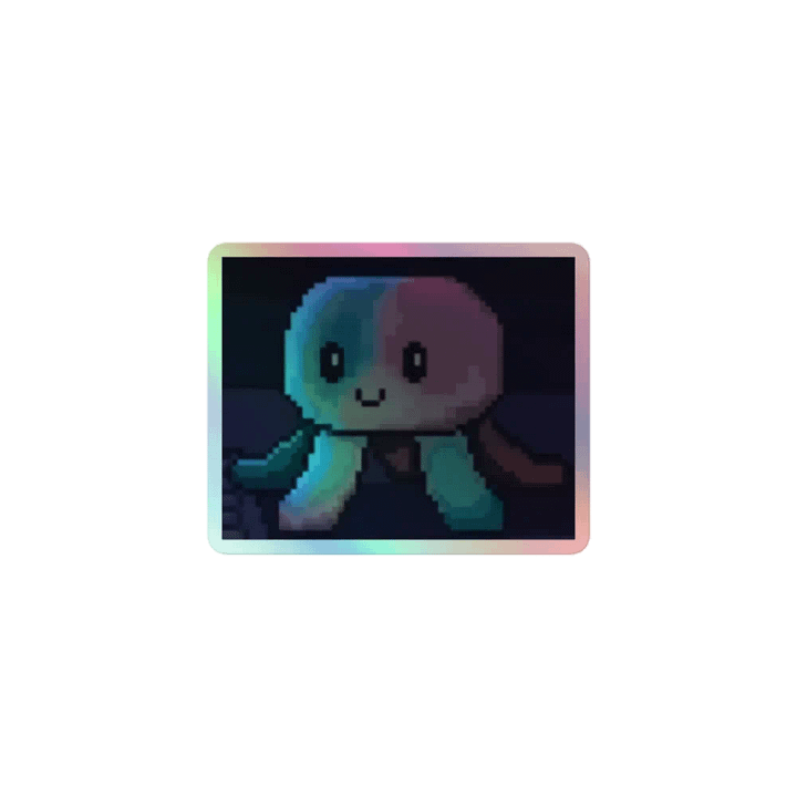 Squiddleton Holographic Sticker product image (1)