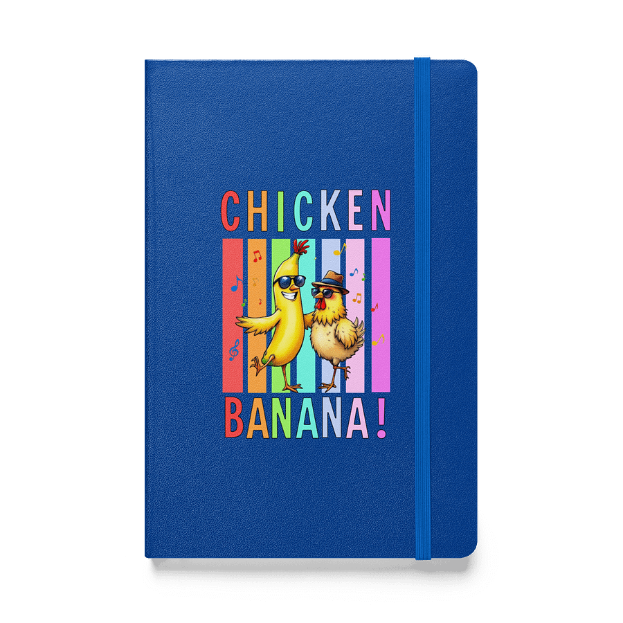 Chicken Banana Funky Hardcover Notebook product image (1)