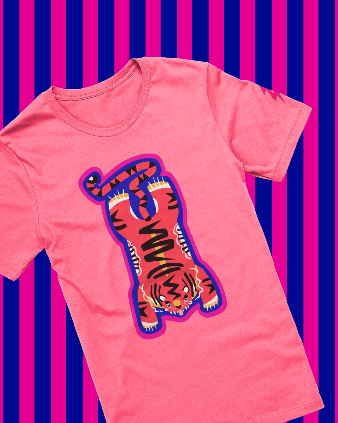 Orange and Blue Tiger - T-Shirt product image (1)