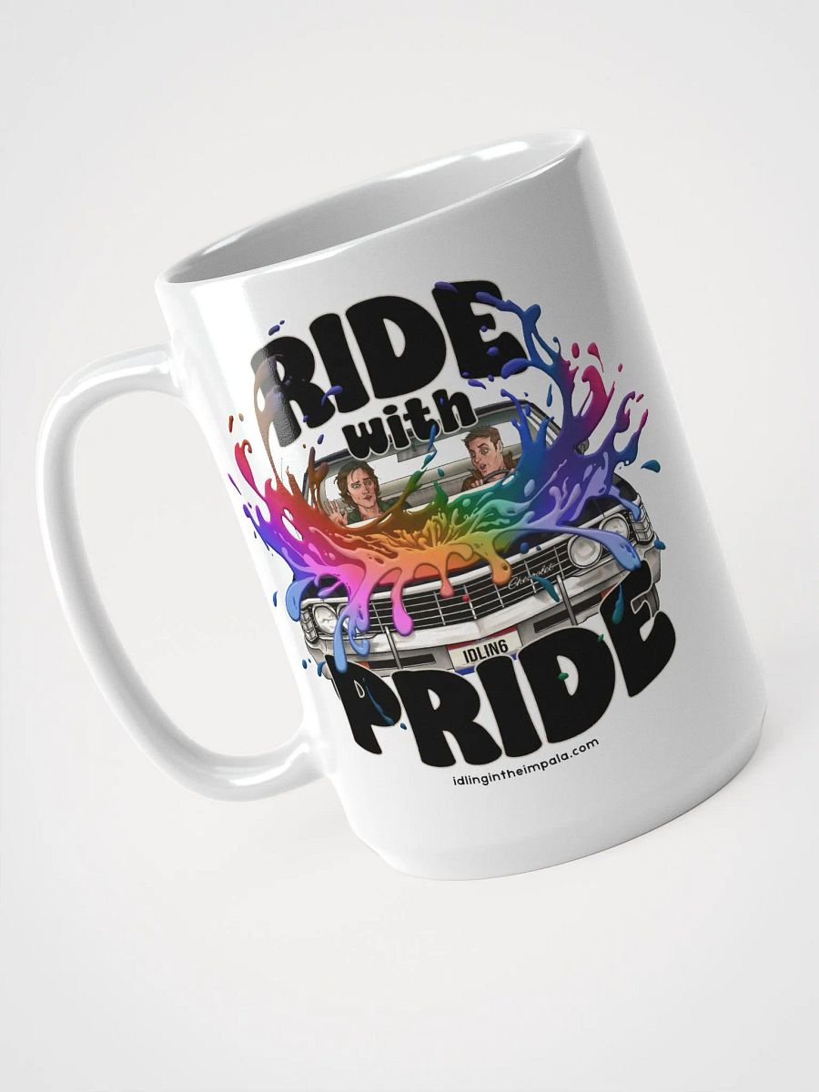 Ride with Pride White Mug product image (3)
