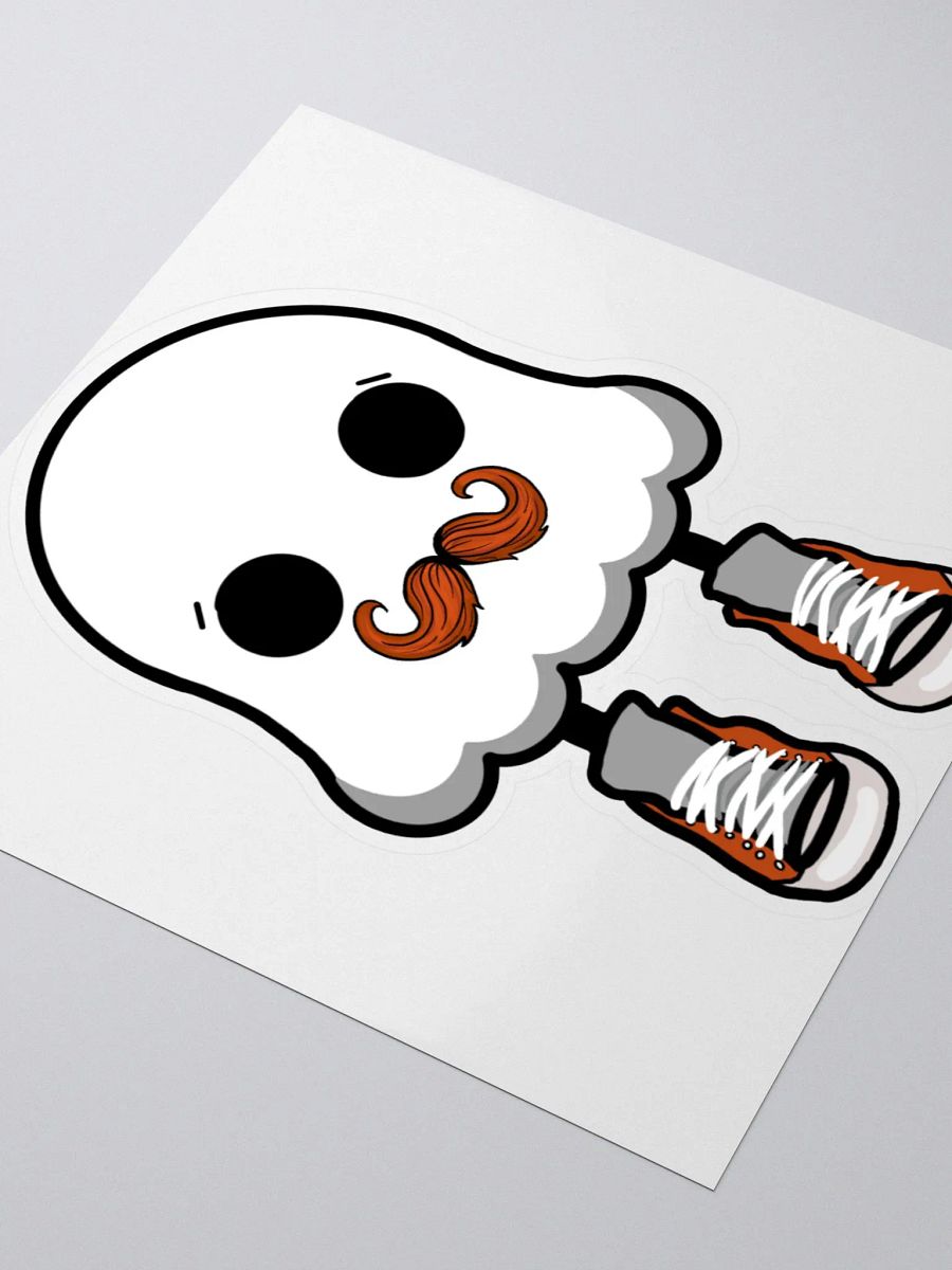 mustached gg logo sticker product image (3)