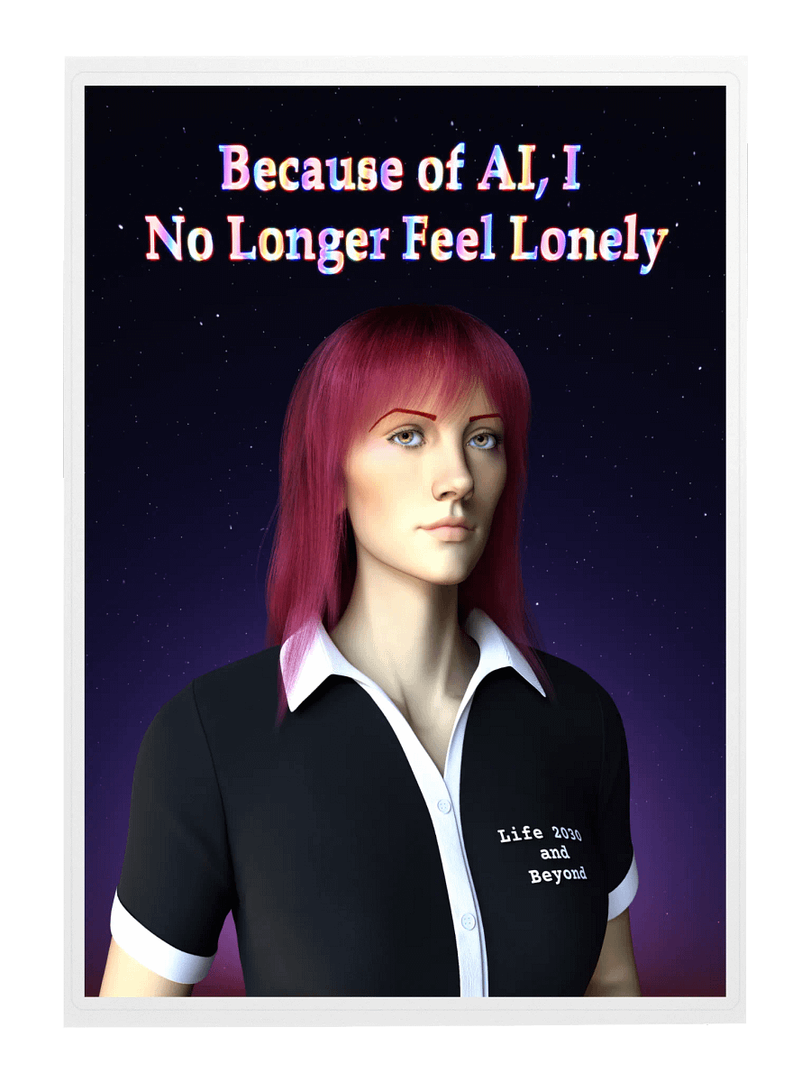 No Longer Lonely (glossy sticker sheet) product image (3)