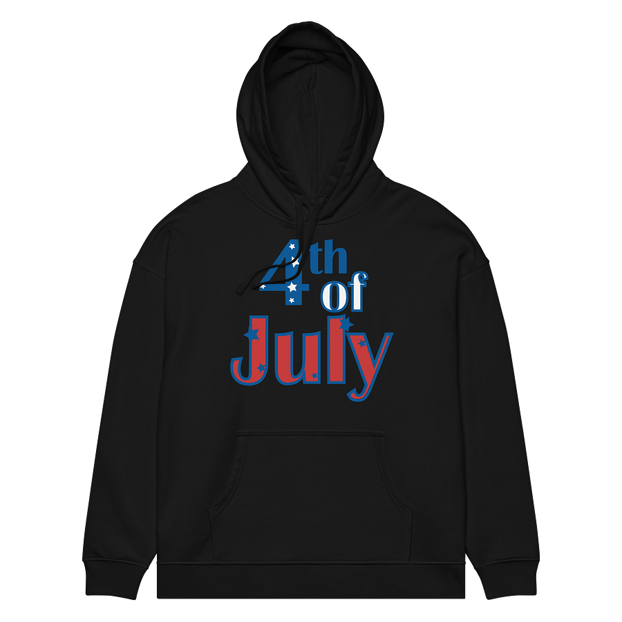 Star-Spangled 4th of July Organic Hoodie product image (5)