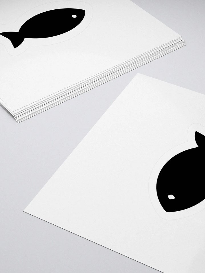 Little Fish Kiss Cut Sticker product image (11)