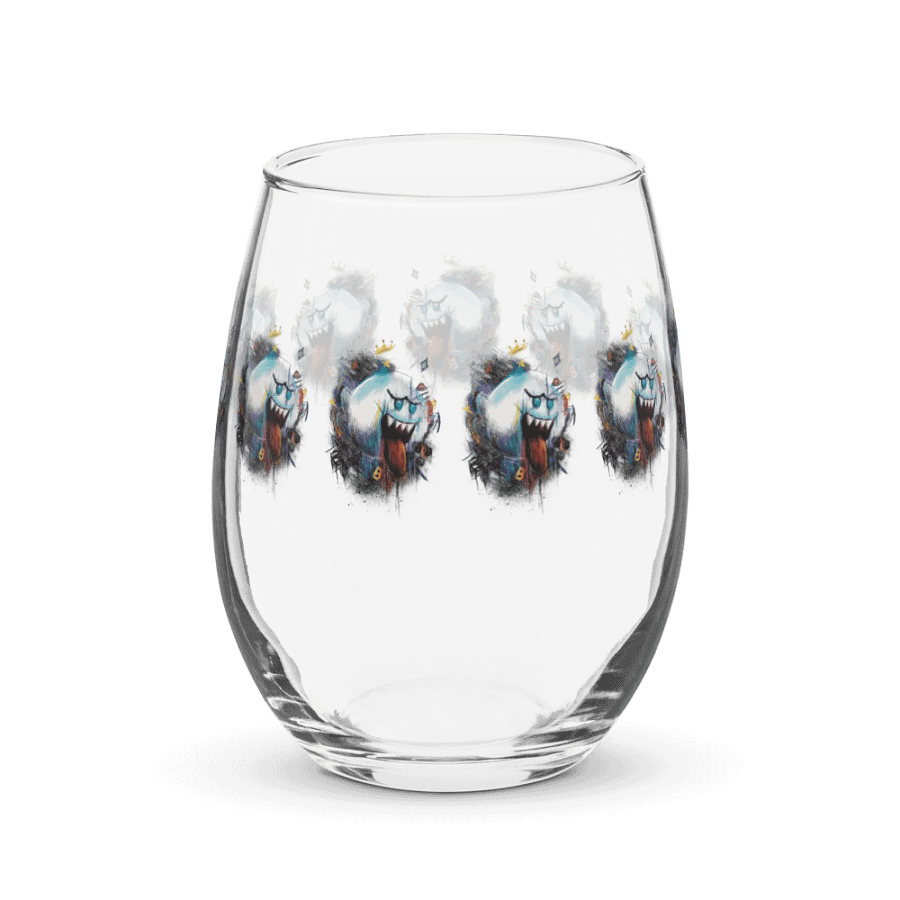 King Boo by StephyJ Stemless Wine Glass product image (2)