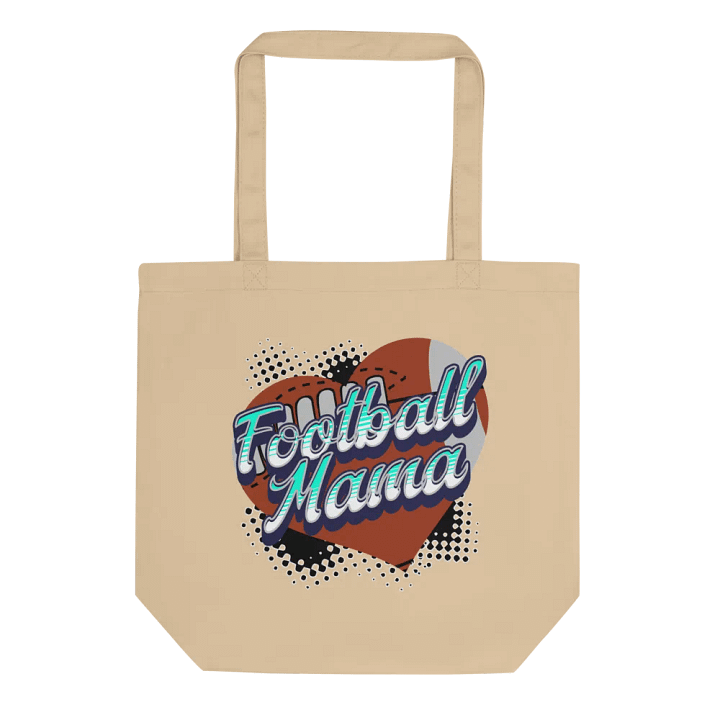 Mama Heart Football Eco-Friendly Tote Bag product image (1)