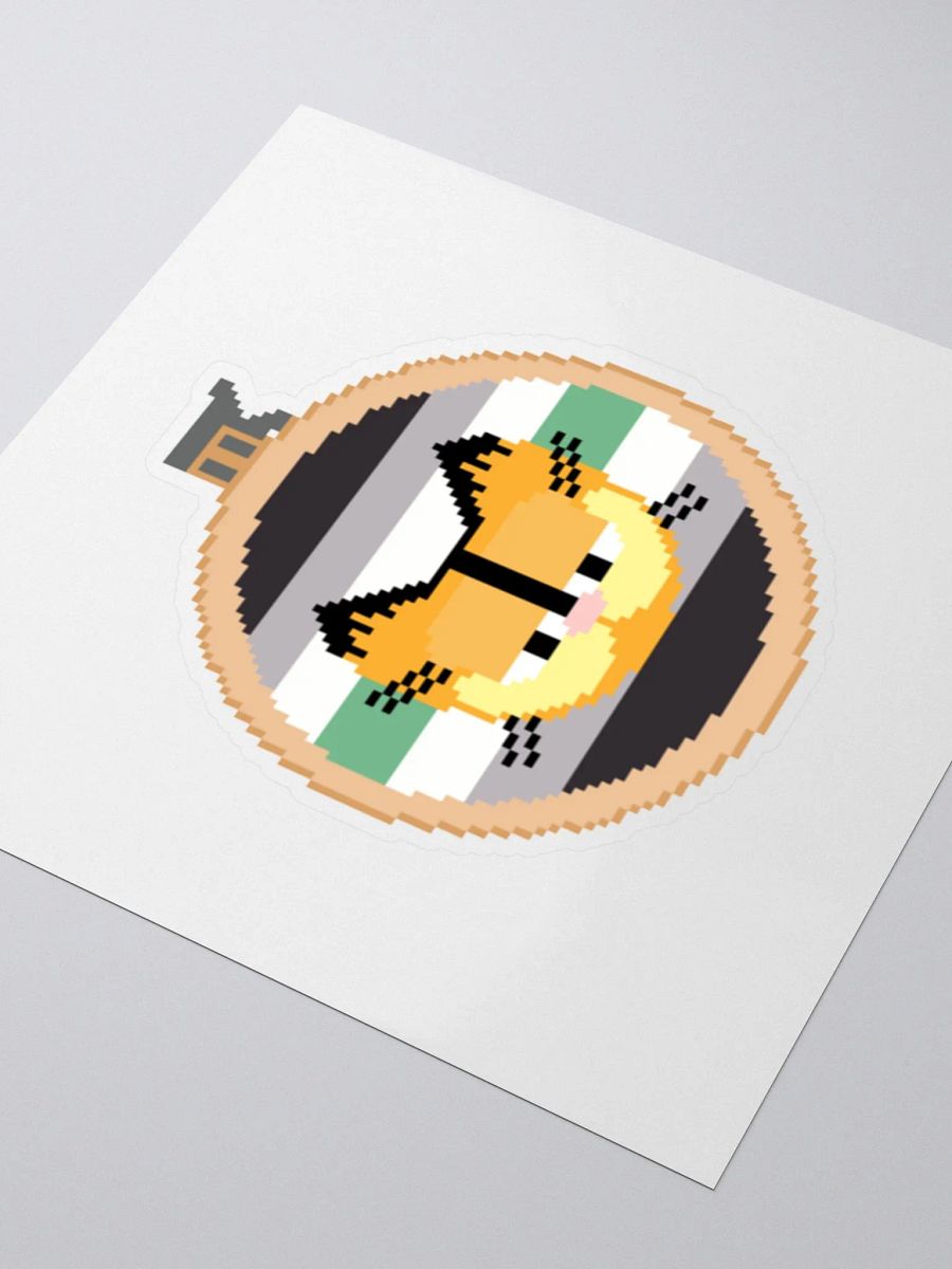 Garfield cross stitch sticker (agender) product image (3)