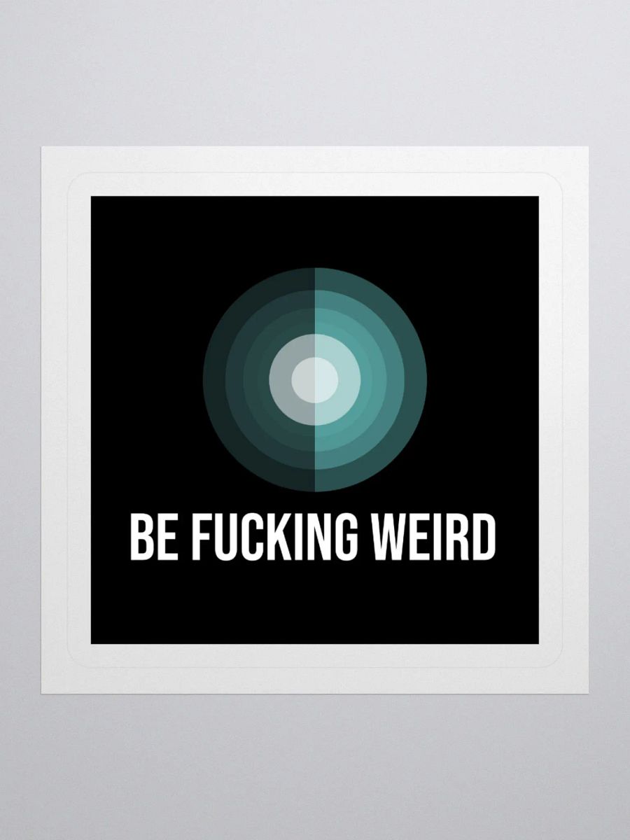 Be Weird Kiss Cut Stickers product image (1)