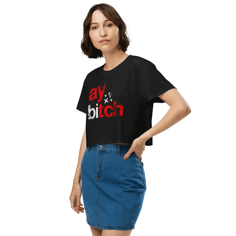 Ay Bitch Women's Crop Top product image (4)