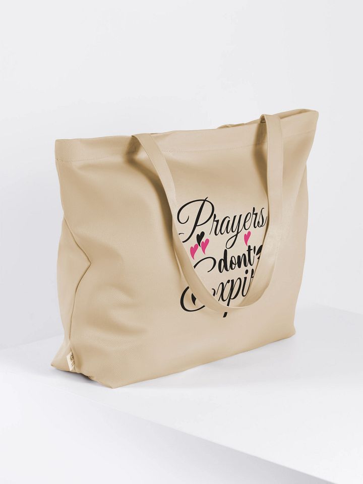 Prayers Do Not Expire Organic Tote Bag product image (2)
