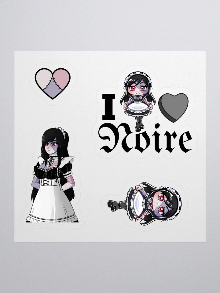 I <3 Noire Stickers product image (1)