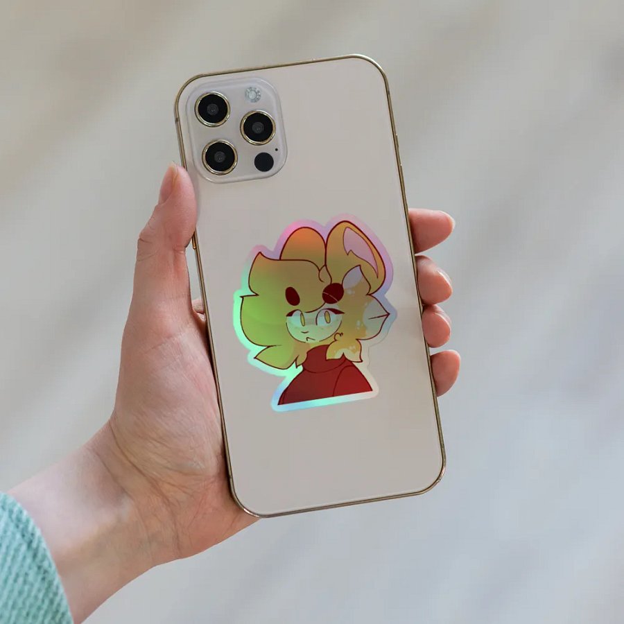 Split Holo Sticker product image (3)