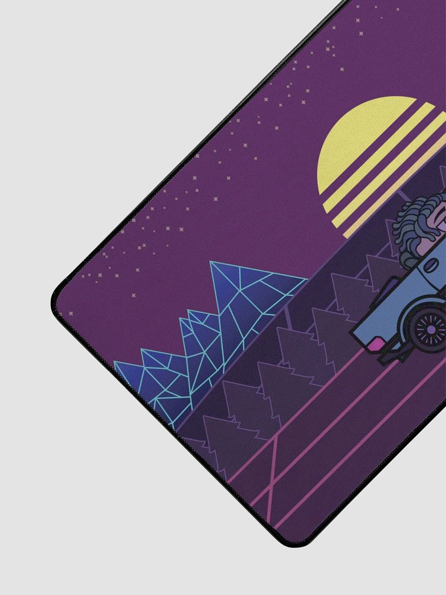 Synth ride deskmat 15.5" x 31.5" product image (3)
