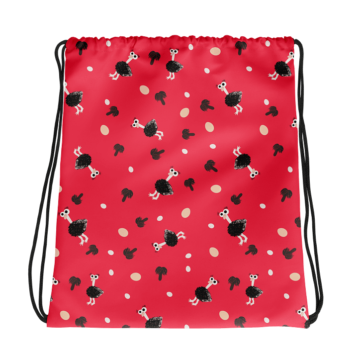 Whimsical Avian Adventure Drawstring Bag product image (1)