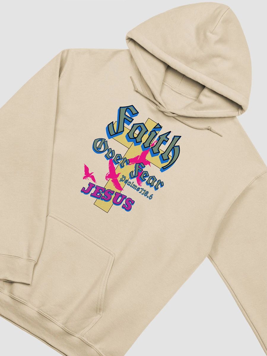 Faith Over Fear Jesus Cross Hoodie product image (20)