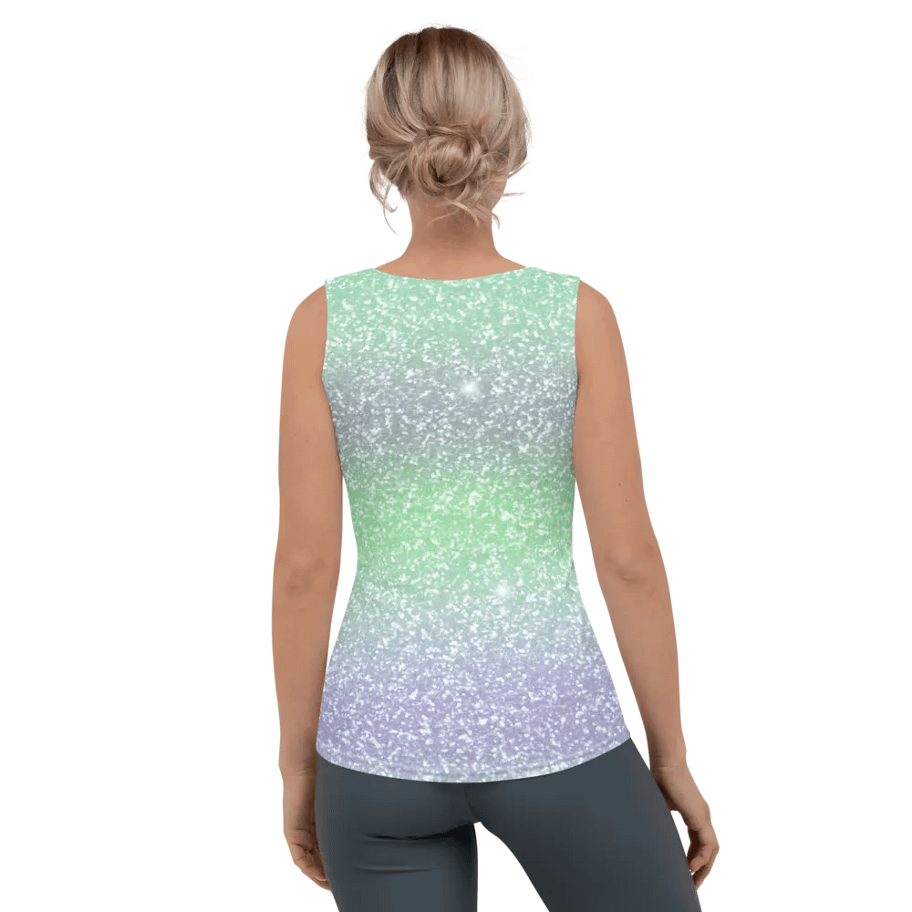 Glitter Unicorn Texture Design Tank Top (3) product image (4)
